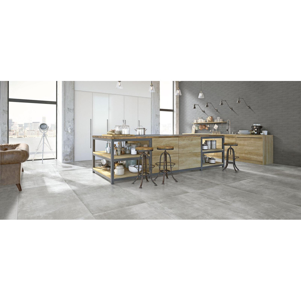 MARAZZI M02W MEMENTO SILVER RETT 75х150 (плитка для підлоги і стін)