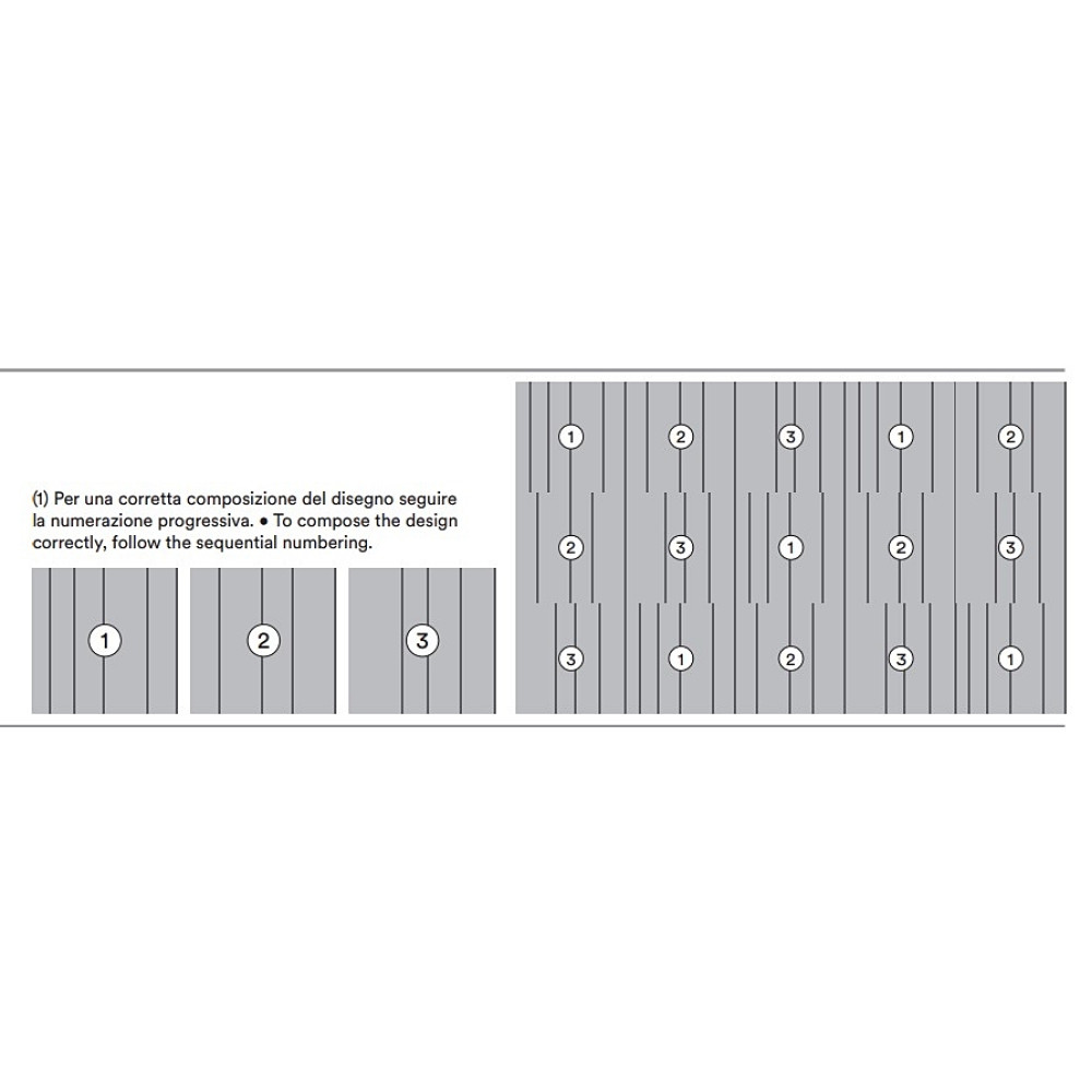MARAZZI M8FR MAGNIFICA MOON MOSAICO INSERTO METALLO 60х180 декор-панно (плитка настінна)