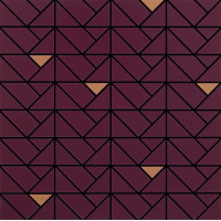 MARAZZI M3J4 ECLETTICA PURPLE MOSAICO BRONZE 40x40 (мозаїка)