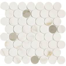 MARAZZI M8FU MAGNIFICA CALACATTA GOLD MOSAICO CIRCLE 31х31 (мозаїка)