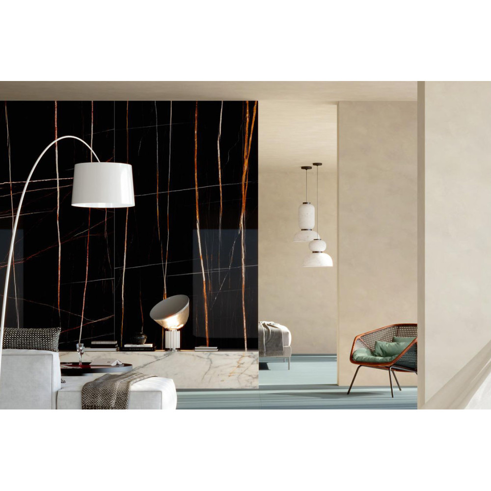 MARAZZI M8ZJ GRANDE MARBLE LOOK SAHARA NOIR LUX RET 160х320 (плитка для підлоги і стін)