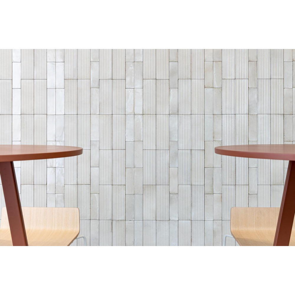 MARAZZI M96H RICE BIANCO STR PLEAT LUX 7.5х20 (плитка настінна)