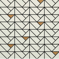 MARAZZI M3J8 ECLETTICA CREAM MOSAICO BRONZE 40x40 (мозаїка)