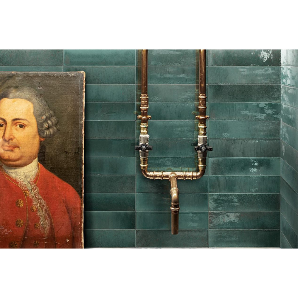 MARAZZI MA9N LUME TURQUOISE LUX 6х24 (плитка настінна)