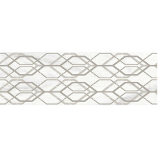 MARAZZI M4PZ MARBLEPLAY DECORO NET WHITE RET 30x90 декор (плитка настінна)