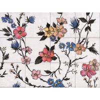 MARAZZI M9E6 RICE DECORO GARDEN MODULO B 45х60 декор (плитка настінна)