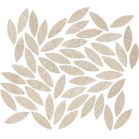 Marazzi M8LS MYSTONE LIMESTONE SAND MOSAICO FOGLIE 10MM