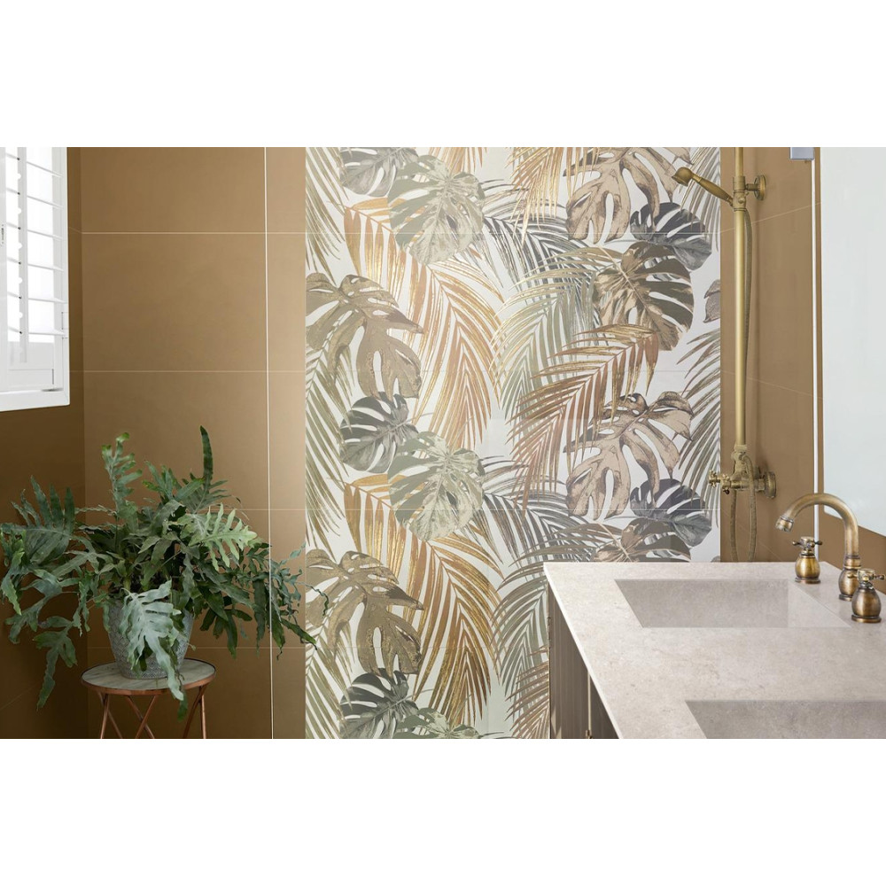 MARAZZI MAL6 MOMENTI DECORO FERNS AVORIO 80x120 декор (плитка настінна)
