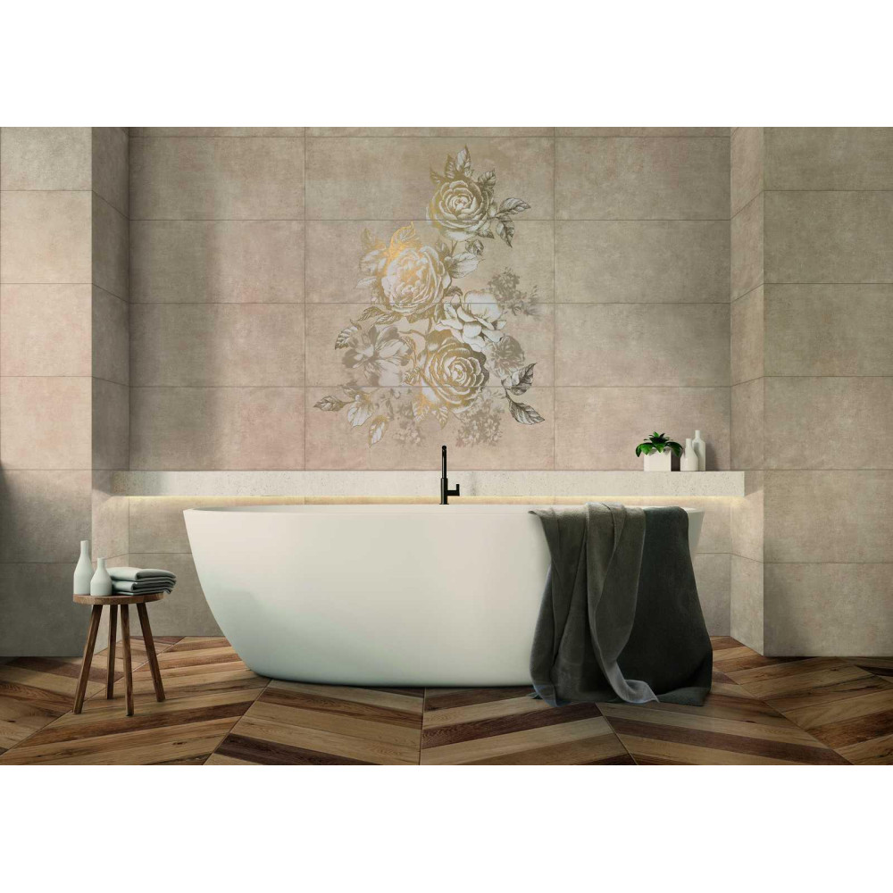 MARAZZI M10R FRESCO DECORO BLOOM TRUFFLE 97.7х130 декор-панно (плитка настінна)