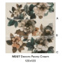MARAZZI M2U7 ECLETTICA DECORO PEONY CREAM 120x120 декор-панно (плитка настінна)