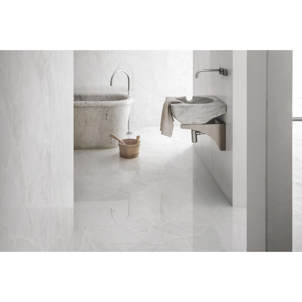 MARAZZI M9D1 GRANDE MARBLE LOOK ONICE BIANCA LUX RET 120х278 (плитка для підлоги і стін)