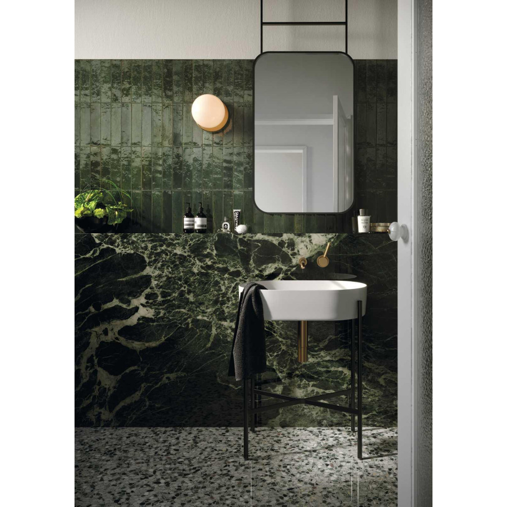 MARAZZI M6RQ LUME GREEN LUX 6х24 (плитка настінна)