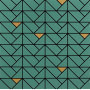 MARAZZI M3JF ECLETTICA SAGE MOSAICO BRONZE 40x40 (мозаїка)