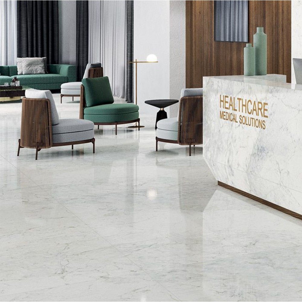 FMG Marmi Maxfine, STATUARIO DELICATO Prelucidato 150x150 6 mm (P150484MF6)