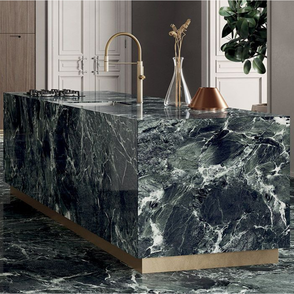 FMG Marmi Maxfine, AOSTA GREEN MARBLE Lucidato 150x150 6 mm (L150486MF6)