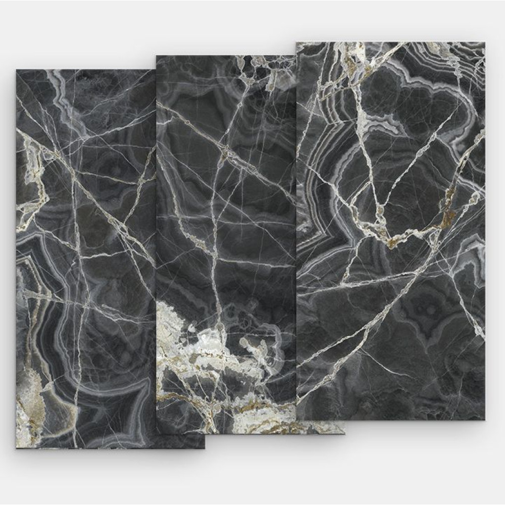 FMG Marmi Maxfine, BLACK ONYX Lucidato 150x150 6 mm (L150563MF6)