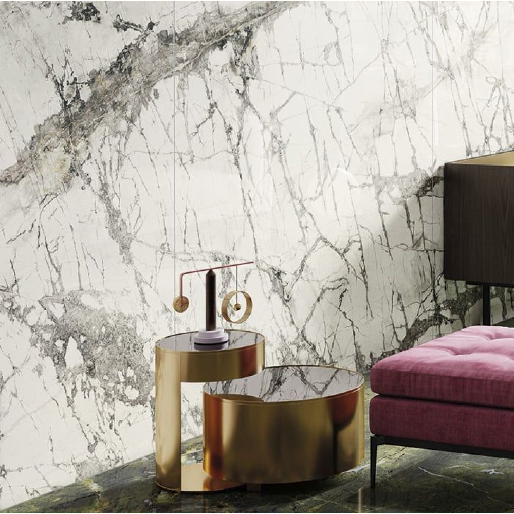 FMG Marmi Maxfine, CALACATTA GREY Lucidato 150x150 6 mm (L150485MF6)