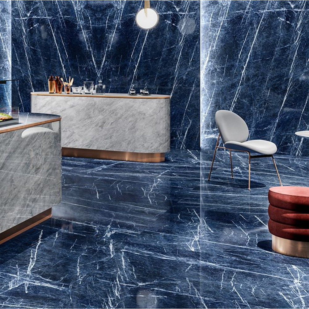 FMG Marmi Maxfine, BRAZILIAN BLUE Lucidato 150x150 6 mm (L150562MF6)