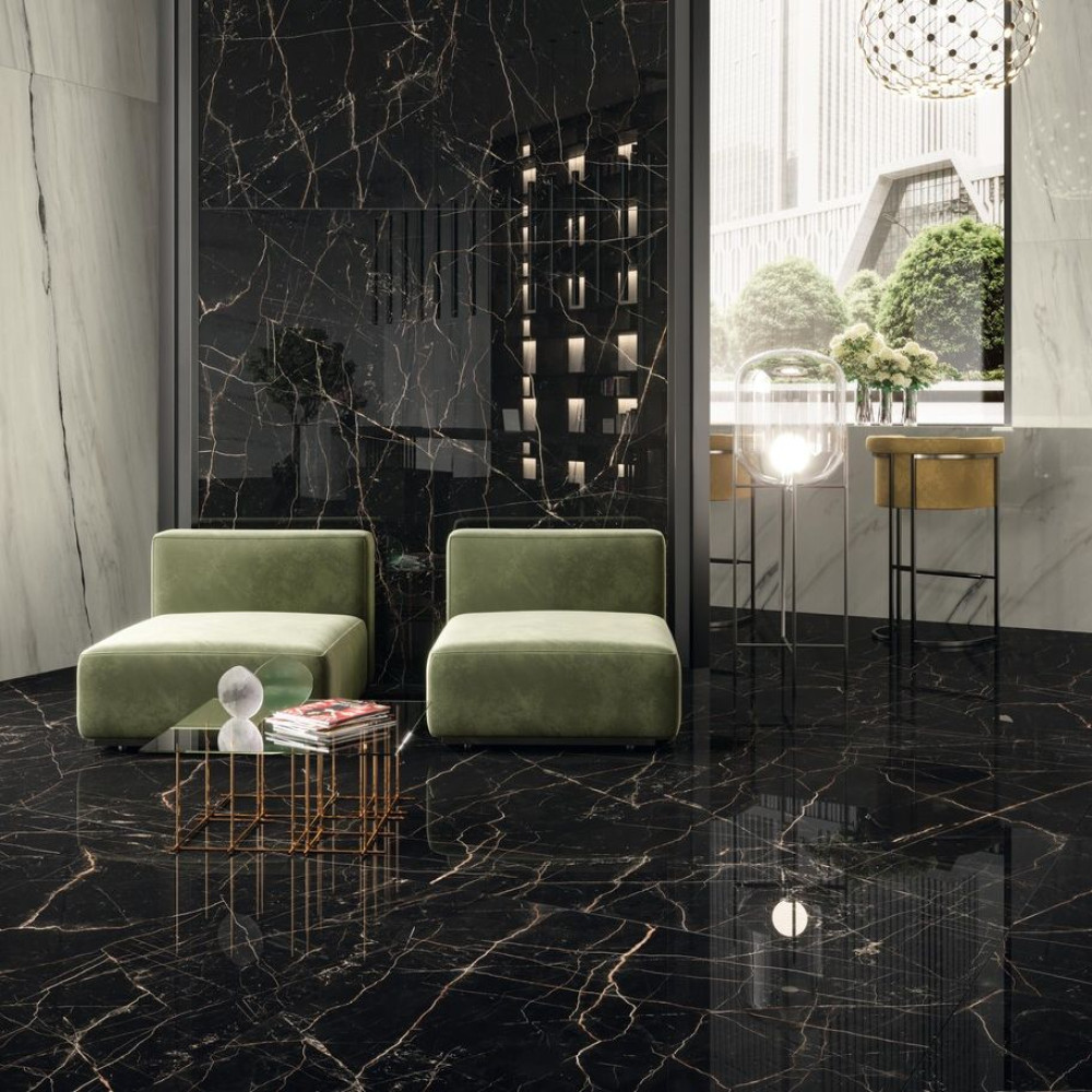 Atlas Concorde Marvel Dream Black Atlantis 120x120 9 мм Lappato (AL7P)