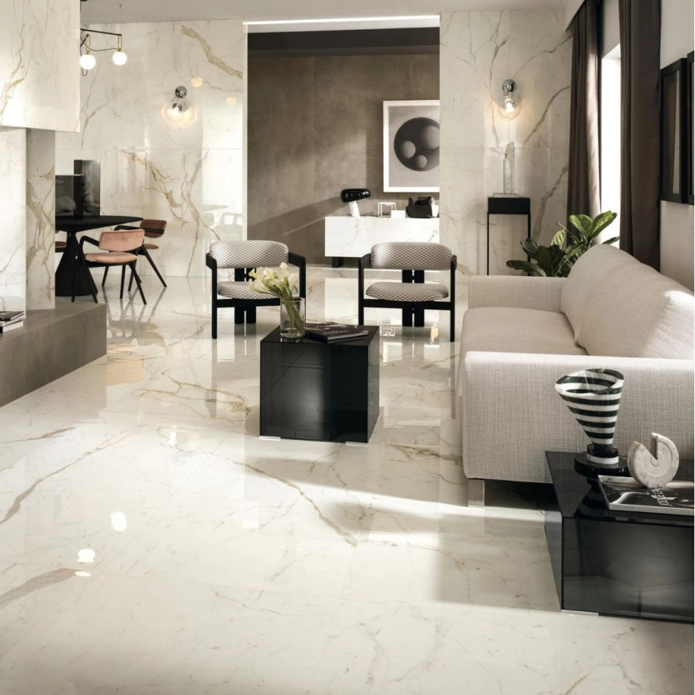 Atlas Concorde Marvel Shine Calacatta Prestigio 60x60 R10B 9mm SoftTouch (A4QQ)