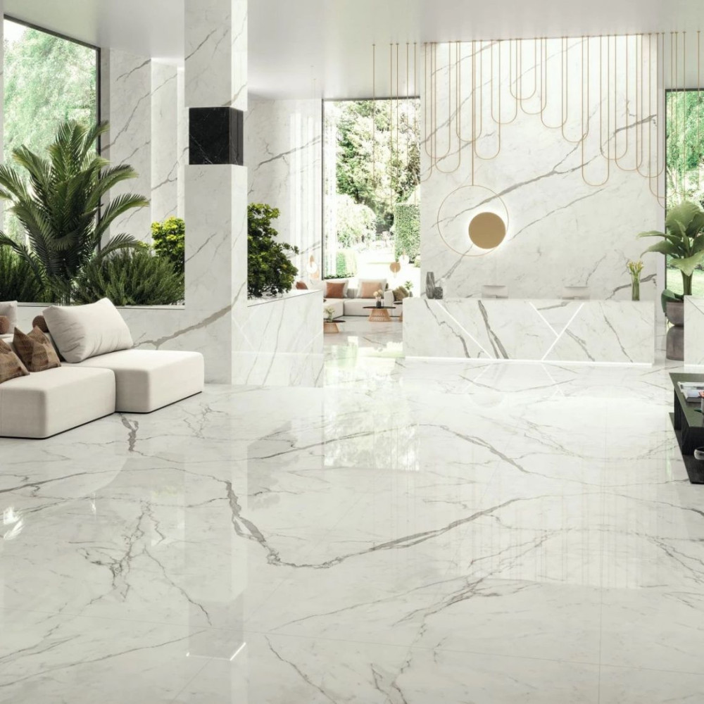 Atlas Concorde Marvel Shine Statuario Supremo 60x60 Silk 9mm (A5TE)