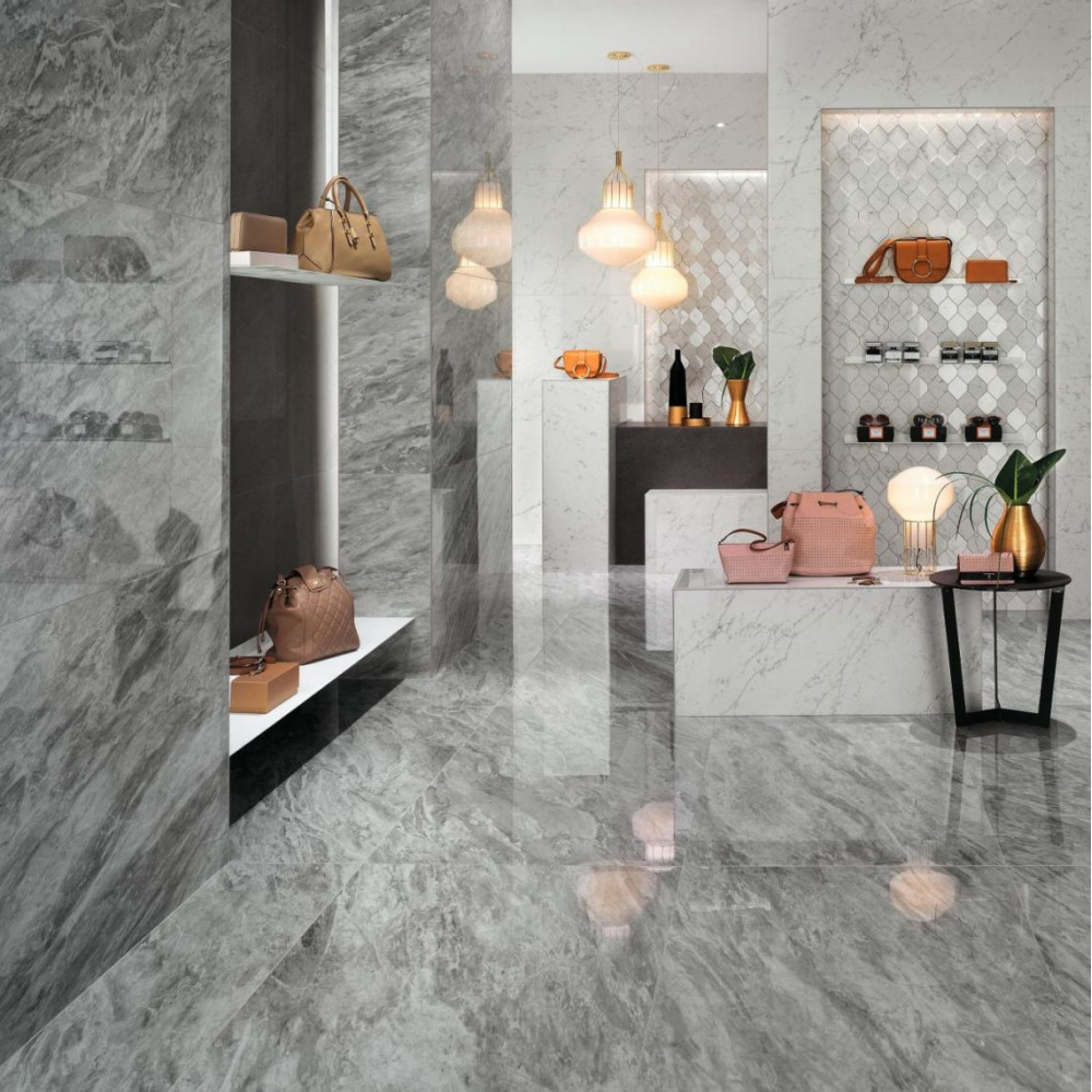 Atlas Concorde Marvel Stone Bardiglio Grey 45x90 Lappato 9mm (AZRW)
