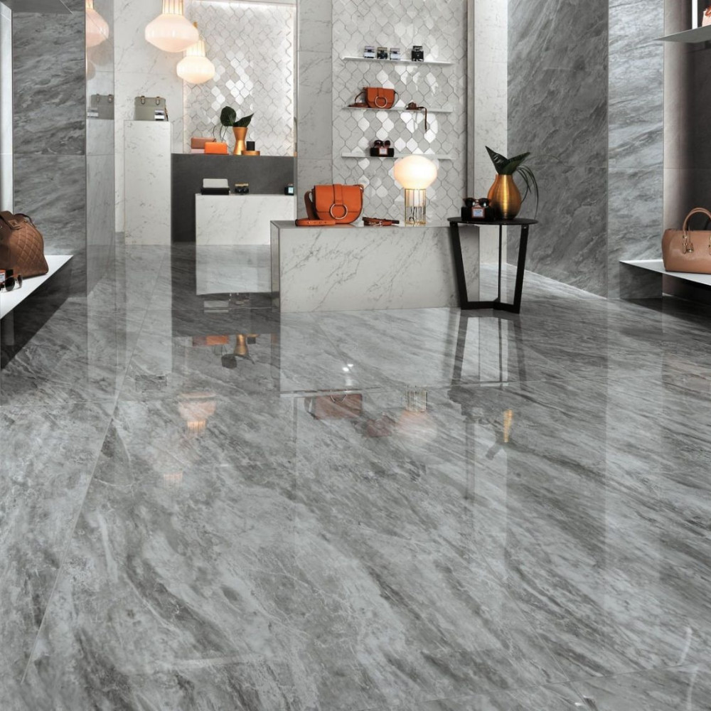 Atlas Concorde Marvel Stone Bardiglio Grey 60x60 Matt 9мм (AZQU)