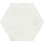 Ornamenta Medley Solid White Hexagon D25 (ME25W)