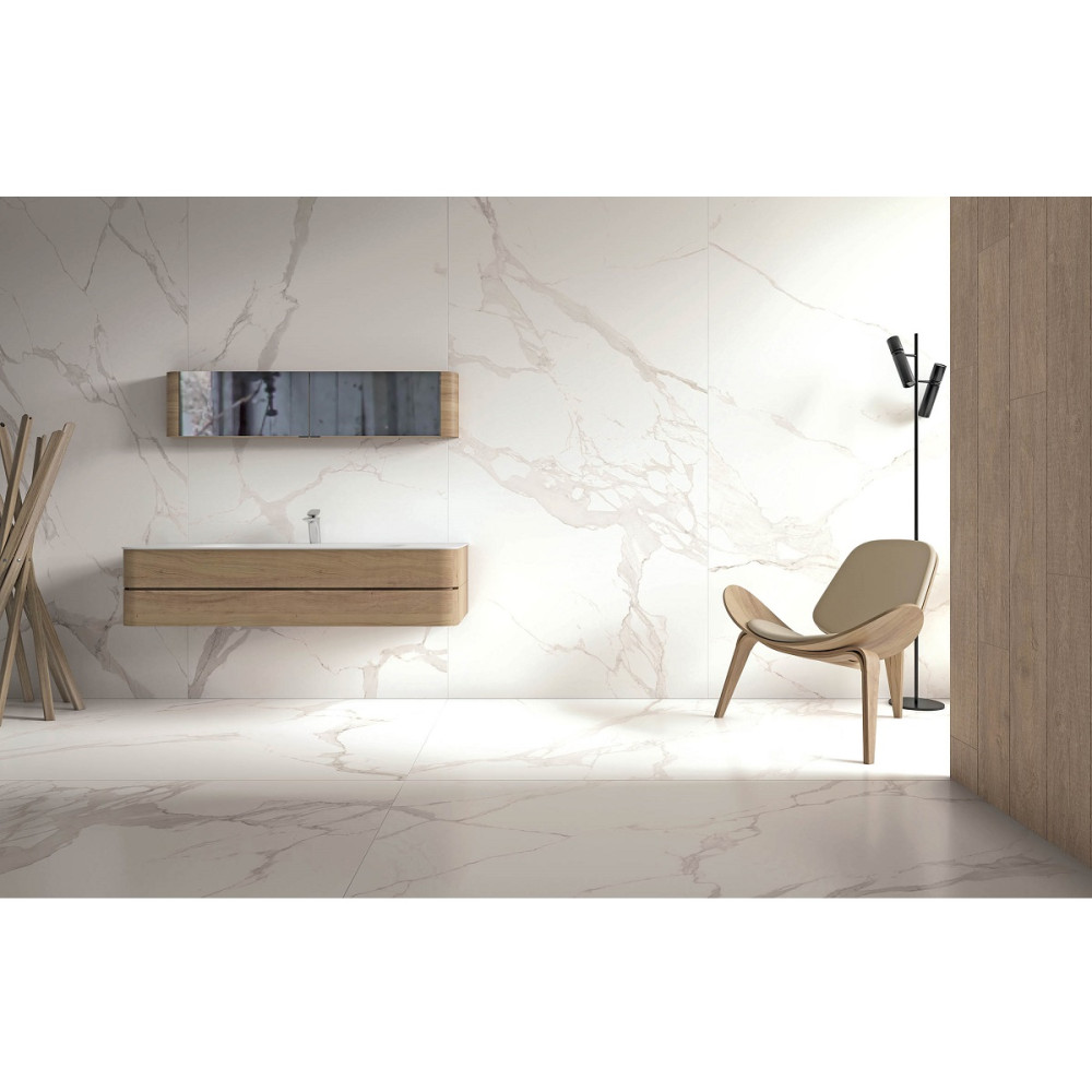 MEGAGRES STATUARIO RECT POLISH NANO (1 сорт)