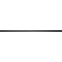 Tubądzin Listwa ścienna Steel Black 3 74,8x2,3 Gat.1