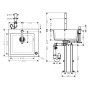 Кухонная мойка HANSGROHE C51-F450-06 43217000