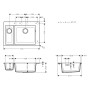 Кухонная мойка HANSGROHE 43315170