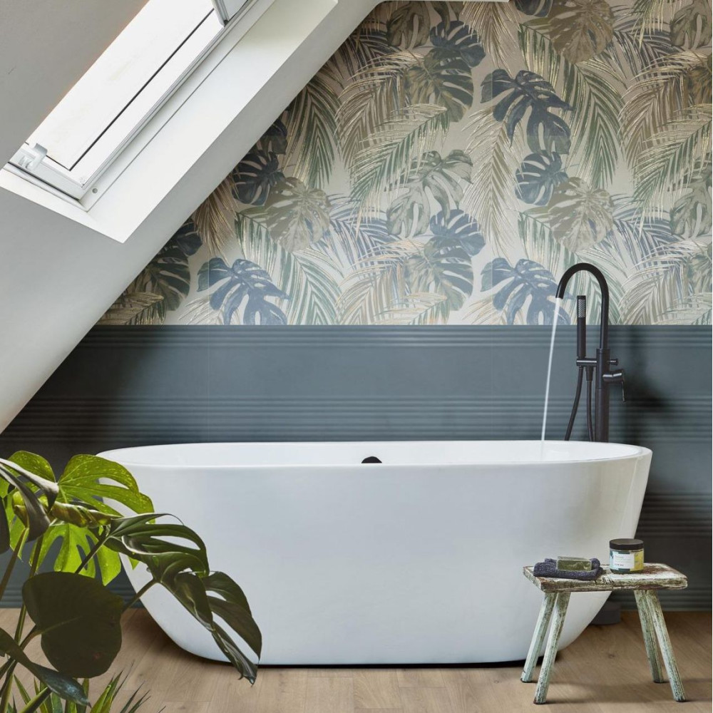 Marazzi Momenti Blu Struttura Duo 3D 40х120 Rett. 8mm (MAC4)