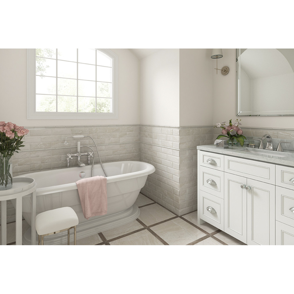 MONOPOLE LISTELO PETRA SILVER 2х15 (фриз)