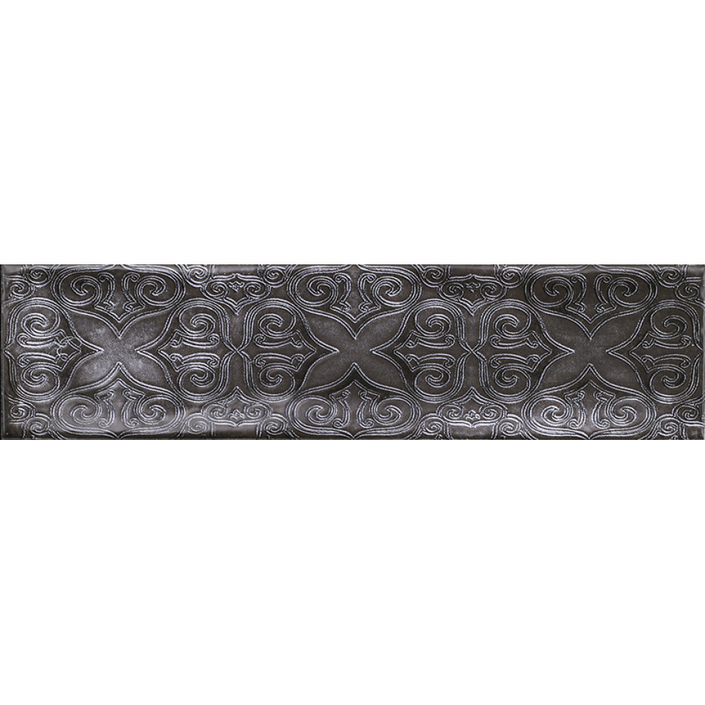 MONOPOLE DECOR ATLAS GRAFITO 7.5х30 декор (плитка настінна)