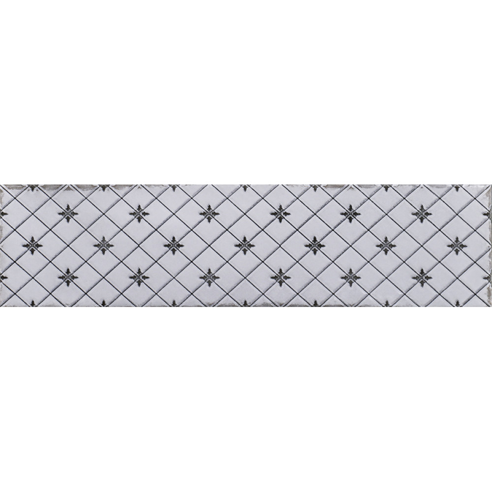 MONOPOLE DECOR ATLAS GREY 7.5х30 декор (плитка настінна)