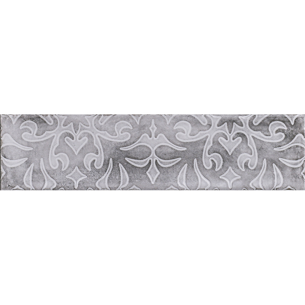 MONOPOLE DECOR ATLAS GREY 7.5х30 декор (плитка настінна)
