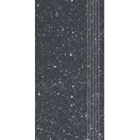 Paradyz MOONDUST ANTRACITE STOPNICA PROSTA NACINANA MAT. 29,8x59,8 G1