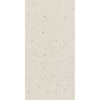 Paradyz MOONDUST BIANCO STOPNICA PROSTA NACINANA PÓŁPOLER 29,8x59,8 G1