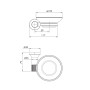 Мыльница IMPRESE BRENTA ZMK091908250