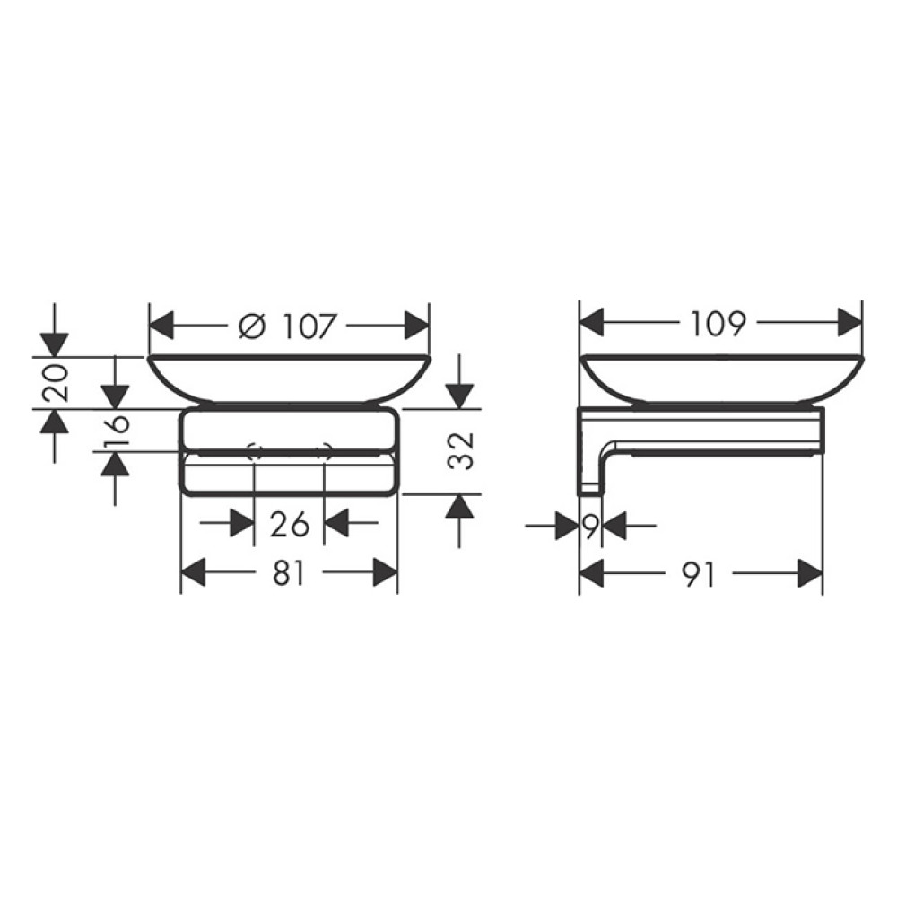 Мильниця HANSGROHE ADDSTORIS 41746000