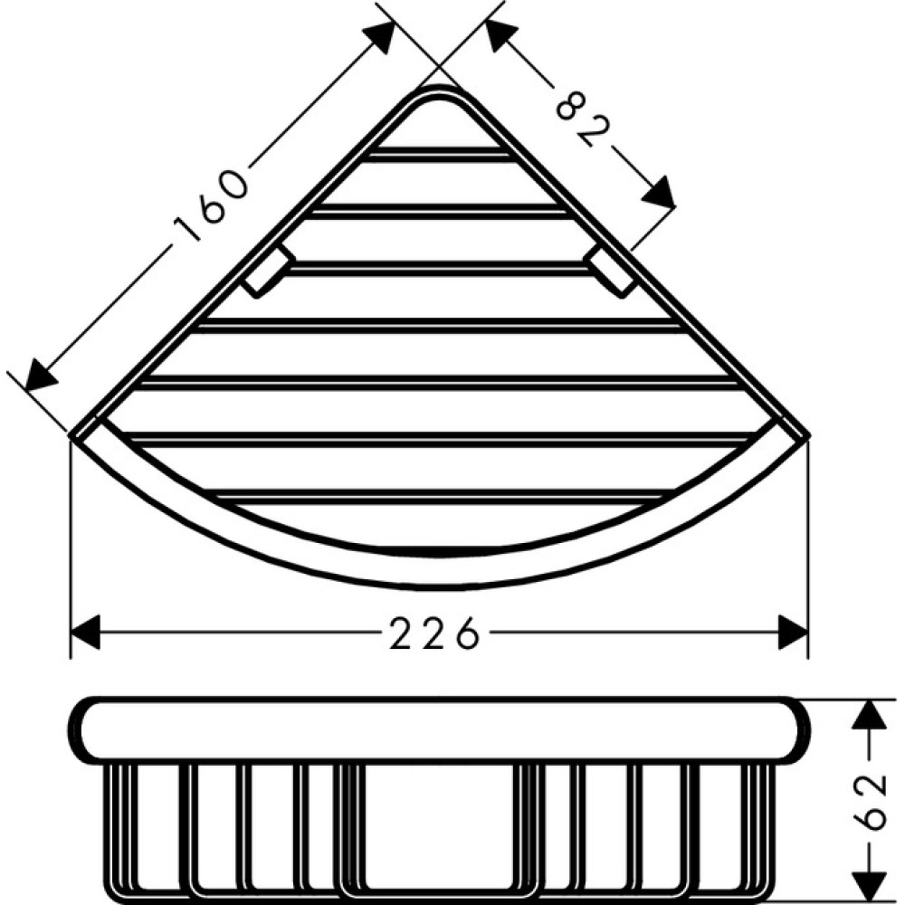 Мыльница HANSGROHE LOGIS 41710000