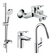 Набор смесителей HANSGROHE LOGIS LOOP 1252019 Набор смесителей HANSGROHE LOGIS LOOP 1252019