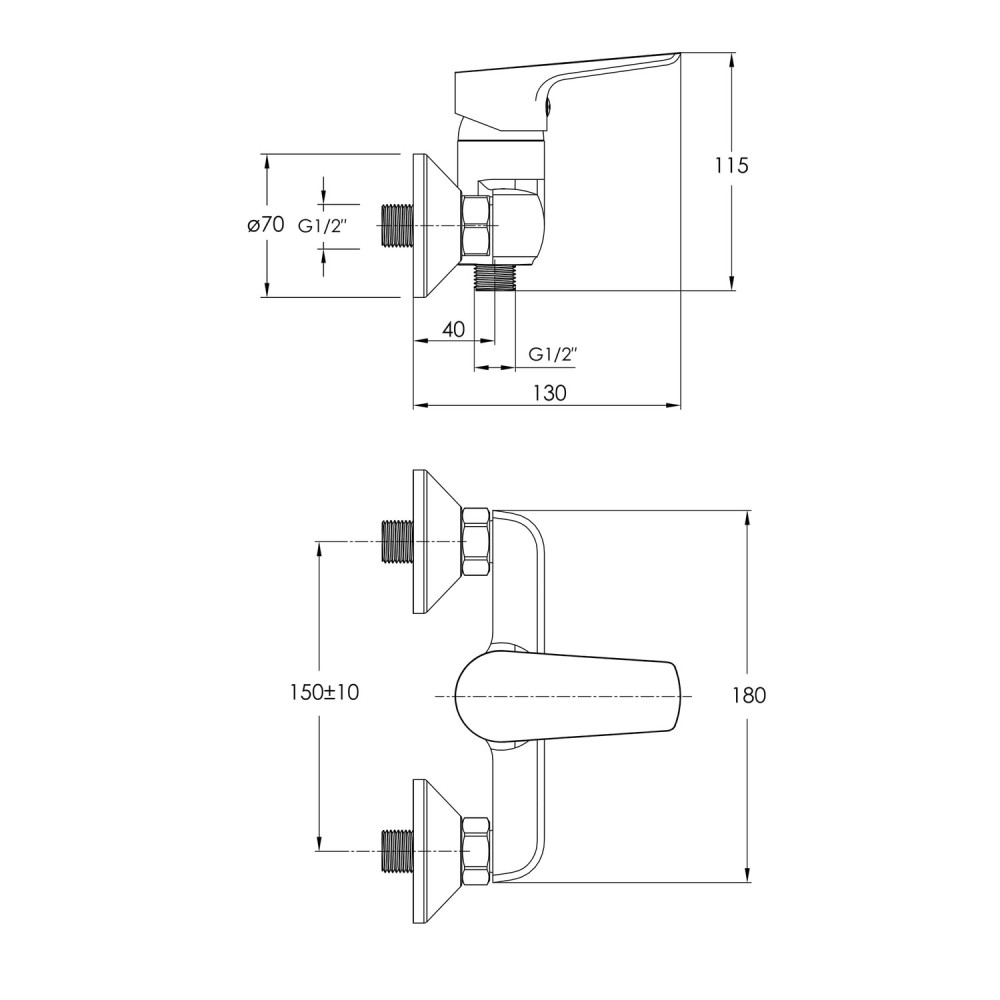 Набор смесителей IMPRESE KIT kit21082