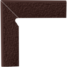 Paradyz NATURAL BROWN COKÓŁ CIĘTY 2 EL.-LEWY DURO 8,1X30 G1