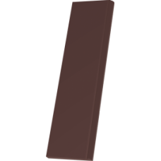 Paradyz NATURAL BROWN COKÓŁ CIĘTY 8,1X30 G1