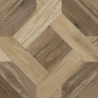 Flaviker Nordik Wood Mansion 60x60 Gold/Brown Nat Ret (PF60005047)