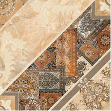 Напольная плитка Intercerama CARPETS Темно-Коричневый 032 43×43