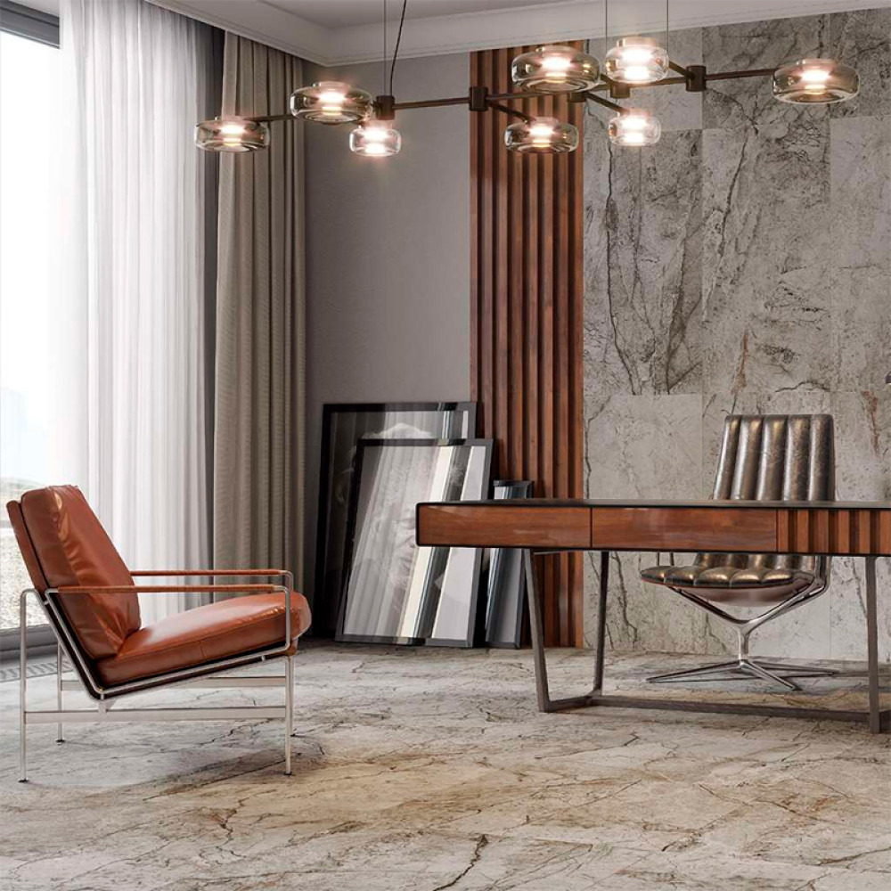 OPOCZNO MARBLE SKIN GREY MATT 59,8х59,8