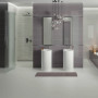 OPOCZNO Декор ECOSTA WHITE INSERTO STRIPES SILVER 25х75